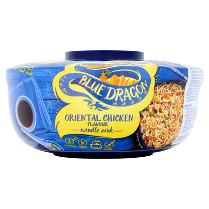 Blue Dragon Noodle Wok – Sweet Chilli, Spicy Thai or Oriental Chicken (67g/65g x 6 Pack)