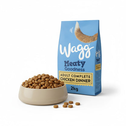 Wagg Meaty Goodness Adult Complete Dry Dog Food - Beef & Chicken Dinner