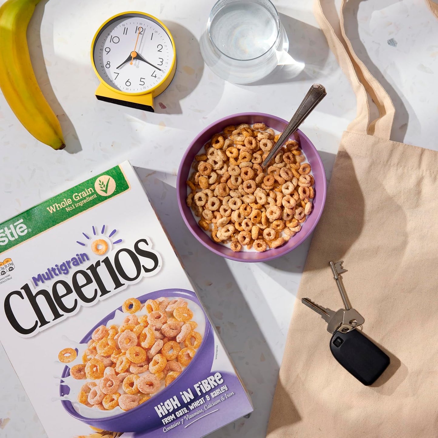 Nestlé Cheerios Multigrain Hoop Breakfast Cereal - Honey & Original Variants (Bulk Pack)