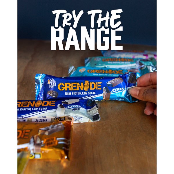 Grenade Protein Bar – High Protein & Low Sugar Snack (Multiple Flavours)
