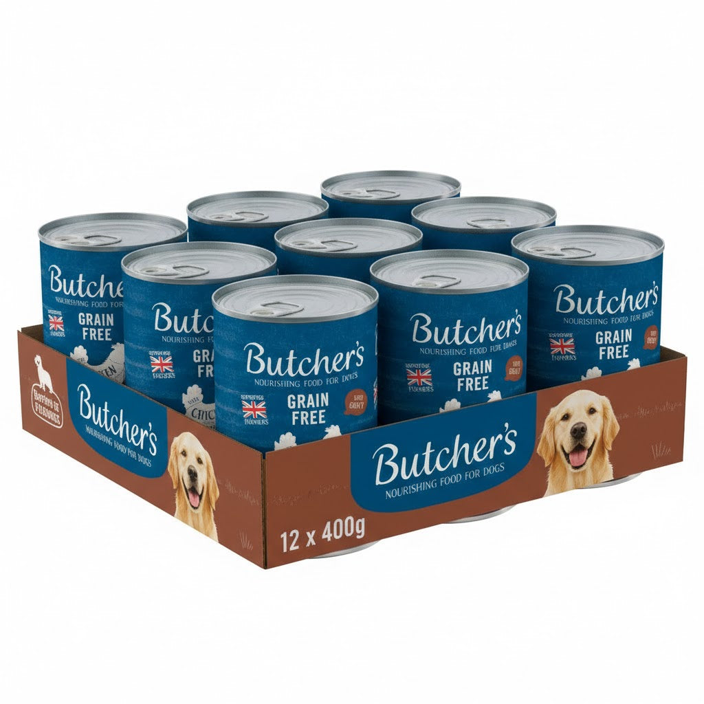Butcher’s Nourishing Food for Dogs - Grain Free Wet Food Range (400g Packs)