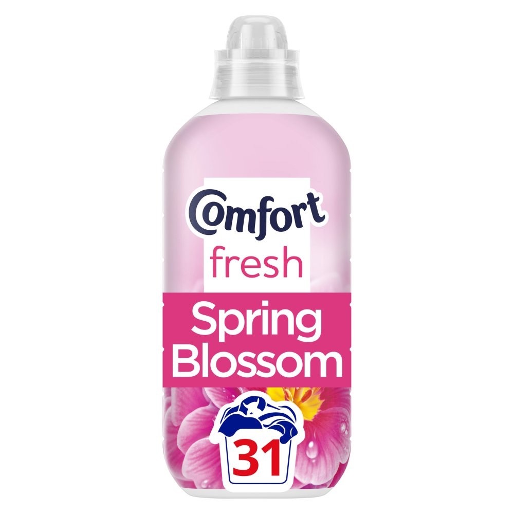 8x 930ml (7.44L Total) Comfort Fresh Spring Blossom Fabric Conditioner 248 Washe