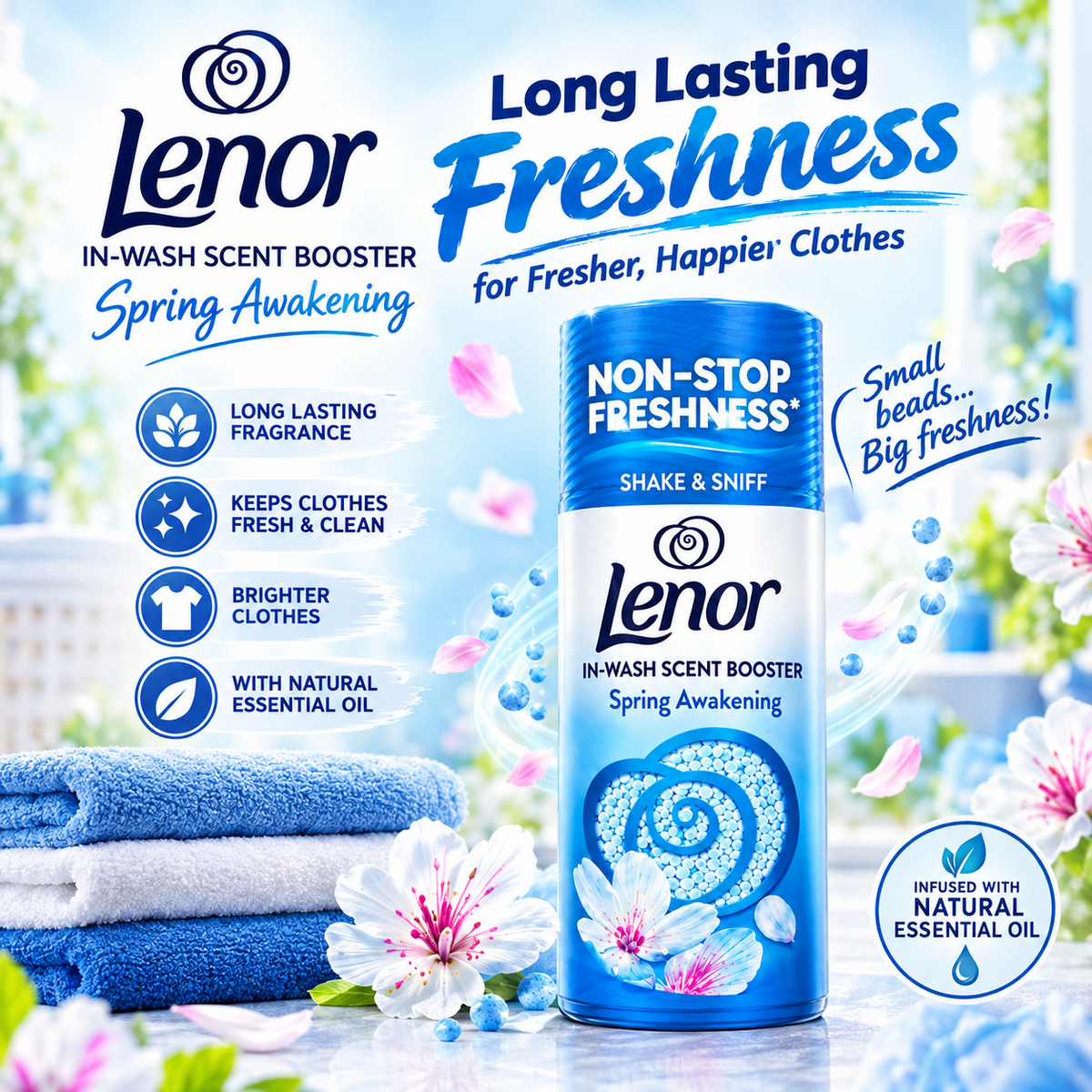 155g × 6 Lenor Beads Spring Awakening