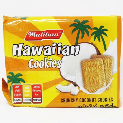 200g x 12 Maliban Hawaiian Cookies - Crunchy Coconut Biscuits Snacks World Food