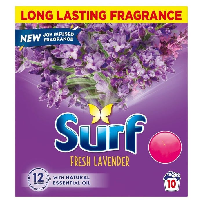 10 washes x 500g x 7 Surf Fresh Lavender Washing Powder