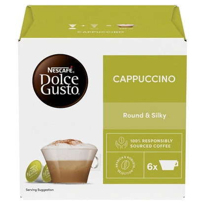 139g × 3 Packs NESCAFE Dolce Gusto Cappuccino Coffee Pods Caps 6 Servings 12