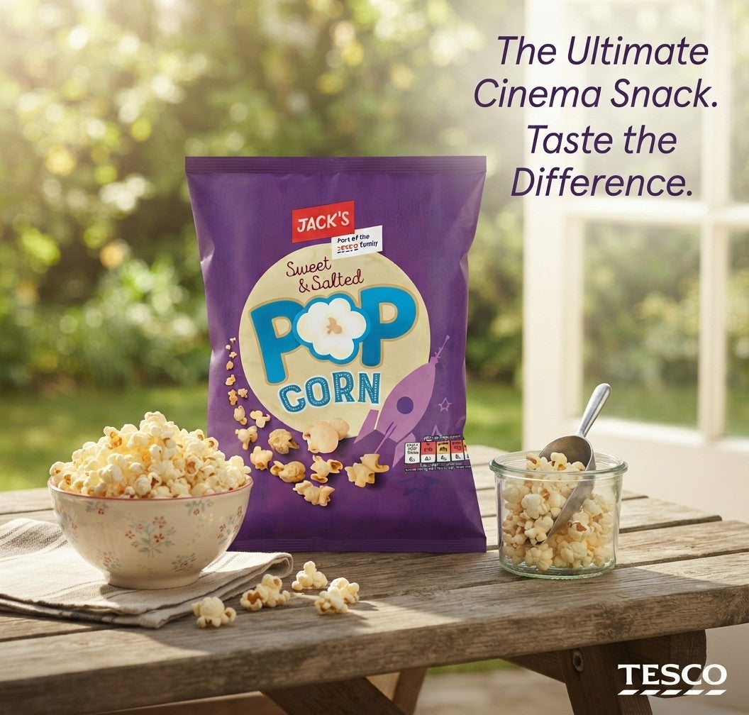 18x 50g Jack's Sweet & Salted Popcorn