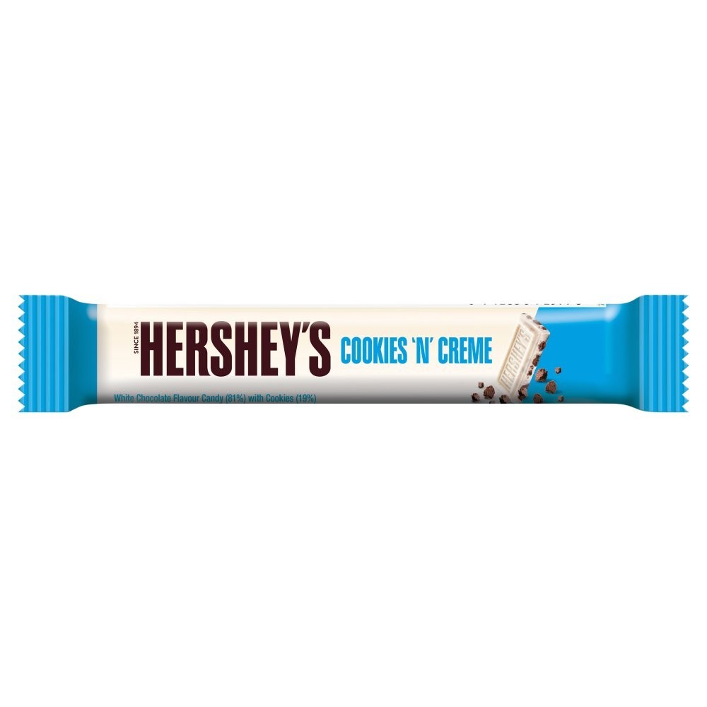 Hershey's Cookies 'N' Creme Bar Variety Pack 15g, 40g, 90g Bulk Box UK Confectio