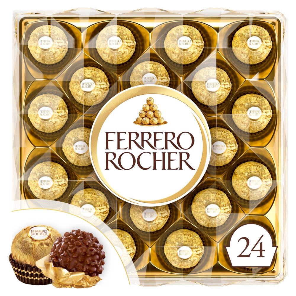 6 x T24 300g Ferrero Rocher Milk Chocolate Hazelnut Pralines Gift Box Bundle