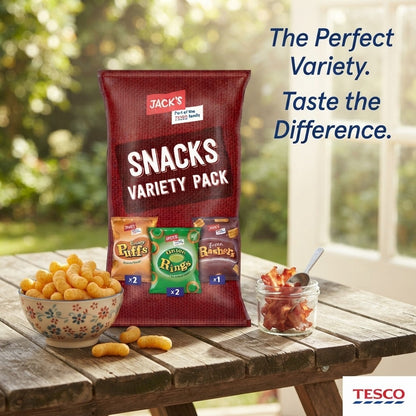 5x16g (80g) Jack's Snacks Variety Pack