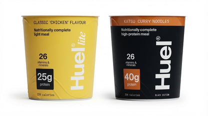 6 Packs Huel Katsu Curry & Lite Chicken Instant Noodles 100g & 64g x 6 Multipack