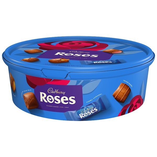 475g Cadbury Roses Chocolate Assortment Tub Gift Box Sweet Selection Vegetarian