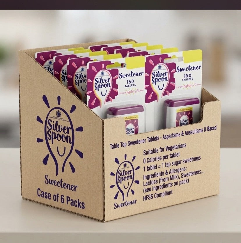 150 Tablets x 6 Packs Silver Spoon Sweetener - Delicious sweet taste