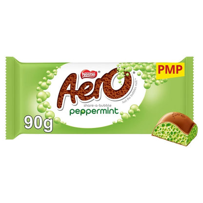 Nestle Aero Chocolate Sharing Bar 90g x 15 Bulk Box - Choice of Flavours