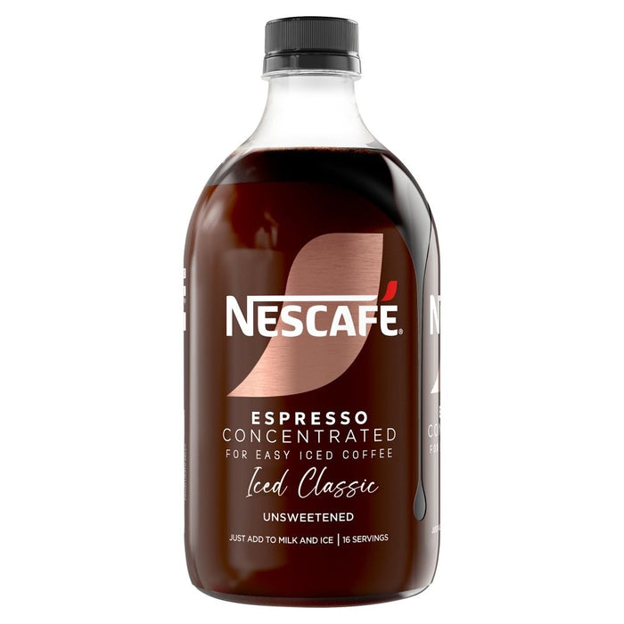500ml x 6 NESCAFE Espresso Concentrate Iced Coffee Liquid Unsweetened 16 Serving