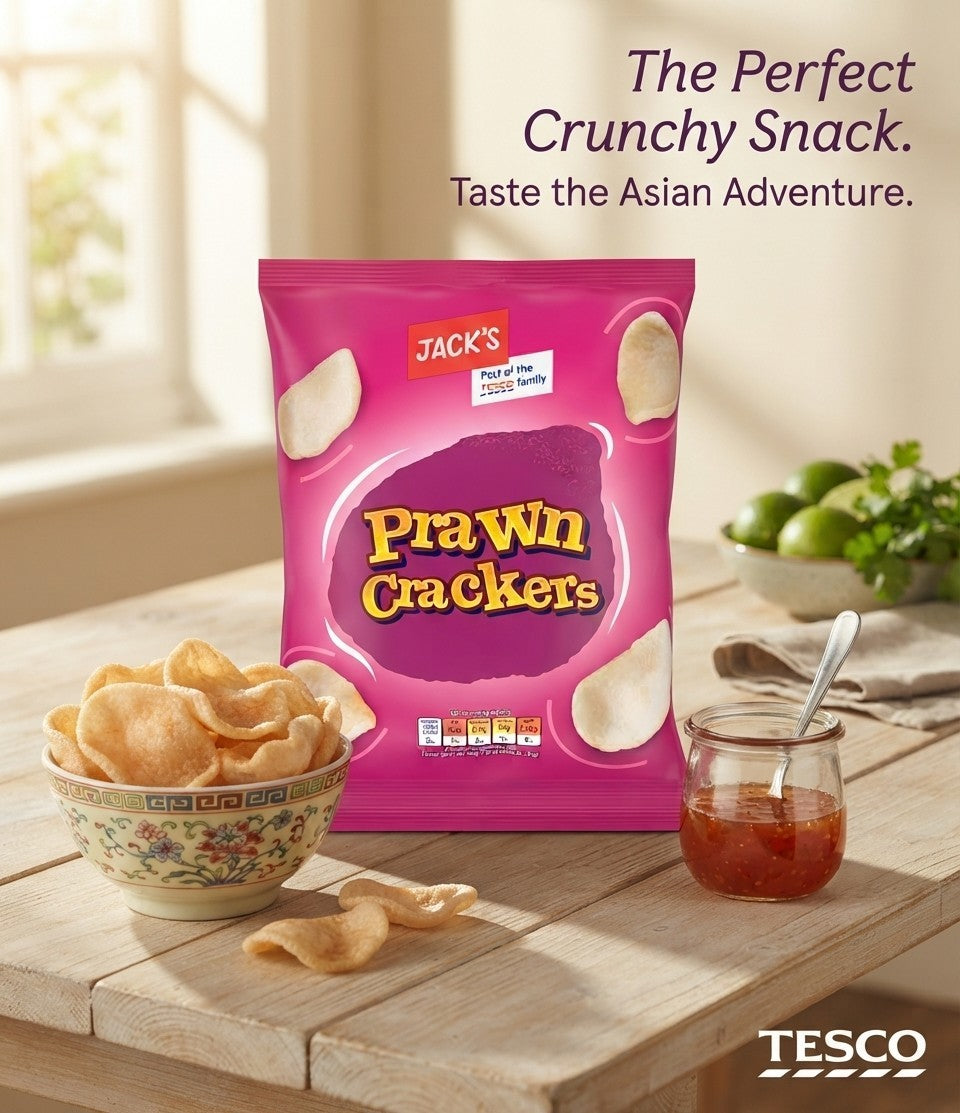 20x 35g Jack's Prawn Crackers Savoury Snacks