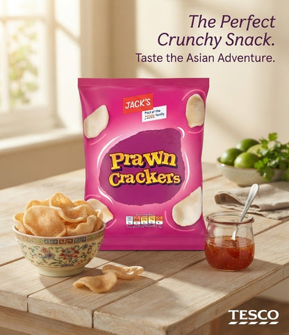 20x 35g Jack's Prawn Crackers Savoury Snacks