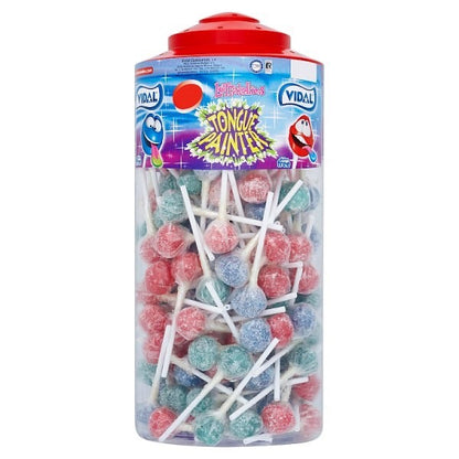 150 x Tub Vidal Lotta Lollies Tongue Painter Hard Boiled Sweets Lollies
