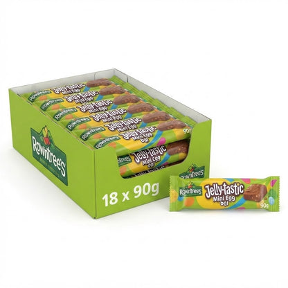 90g x 18 Rowntree's Jellytastic Mini Egg Chocolate Sharing Bar Bulk Box