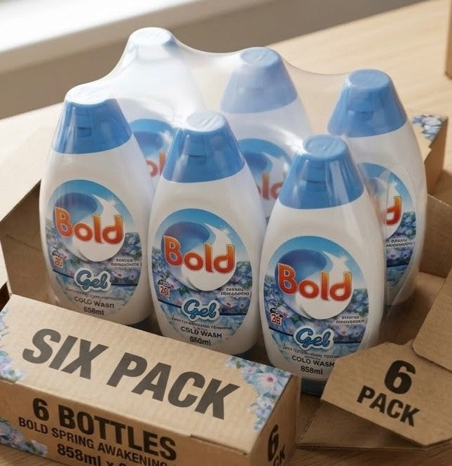858ml x 6 Bold 2-in-1 Laundry Detergent Gel Spring Awakening