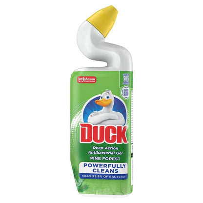 750ml × 8 Duck Deep Action Antibacterial Gel Toilet Cleaner – Pine Forest