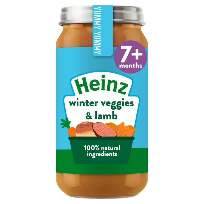 6x 200g Heinz Winter Veggies & Lamb Baby Food 7+ Months