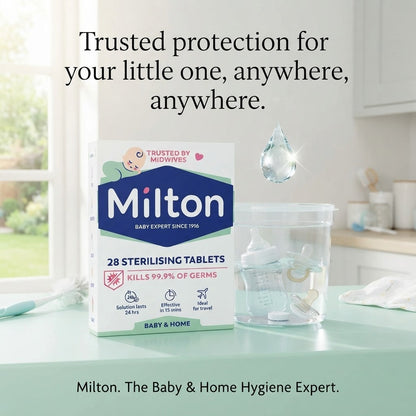 6x 28s Milton Sterilising Tablets Kills 99.9% of Germs
