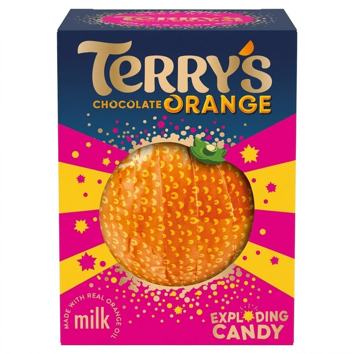 12x 147g Terry's Chocolate Orange Exploding Candy Wholesale Bulk Christ