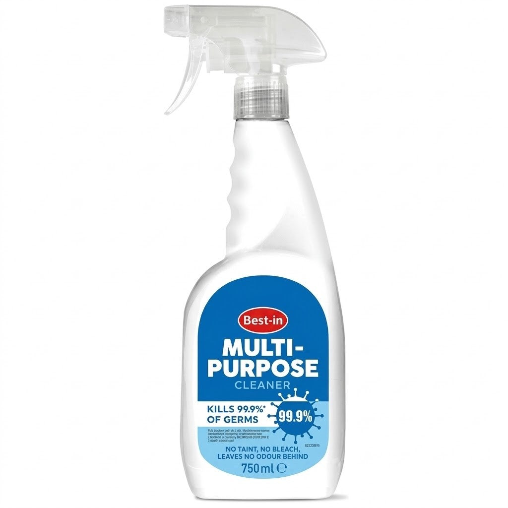 750ml x 6 Best-in Multi-Purpose Cleaner Spray Kills 99.9% Germs Antibacterial