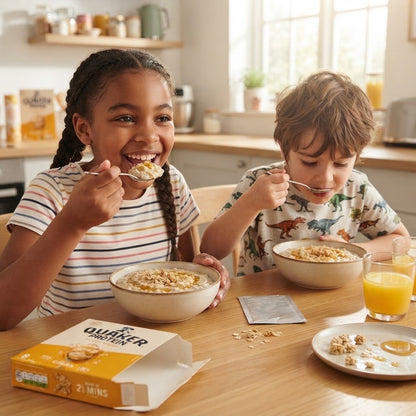 6 x 8 x 43g Quaker Protein Golden Syrup Porridge Sachets | Oat So Simple Oats