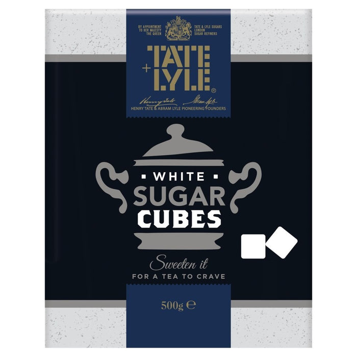 10x 500g Sugar Cubes Tate & Lyle White Fairtrade Pure Cane Sugar