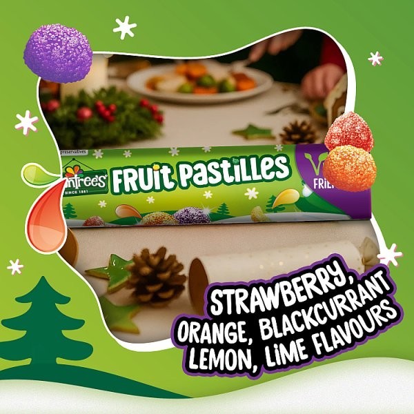 15x 115g Rowntrees Fruit Pastilles Sweets Giant Tube Vegan Christmas
