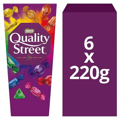 6x 220g Nestle Quality Street Chocolate Carton Bulk Wholesale Festive G
