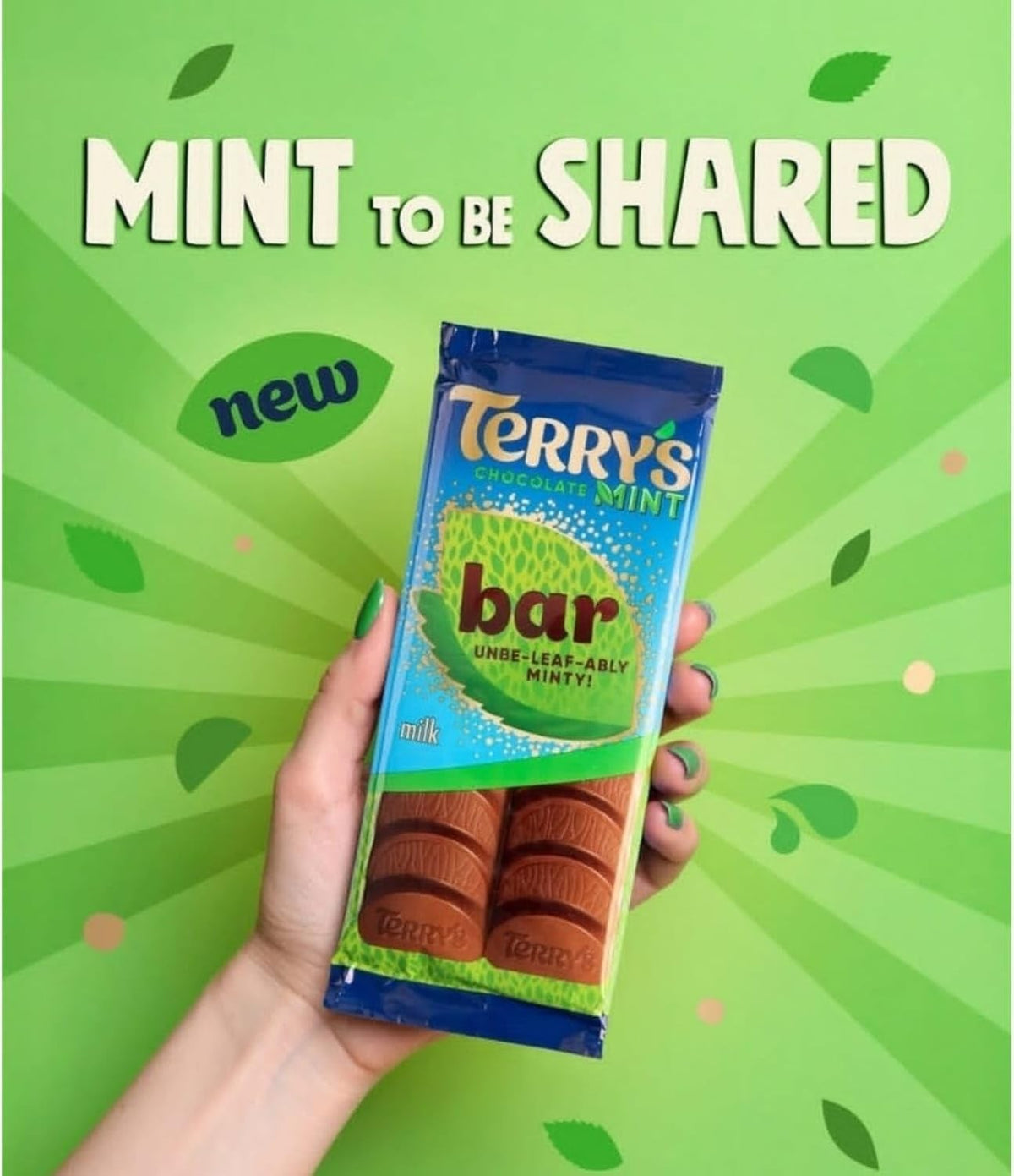 Terry's Chocolate Orange & Mint Bar 90g x 20 Bulk Box UK Variety Pack Sweets