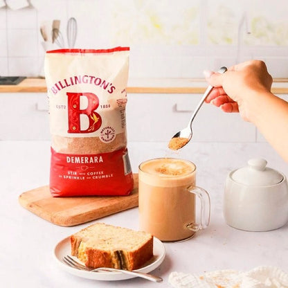 500g Case of 10 Billingtons Demerara Natural Unrefined Cane Sugar