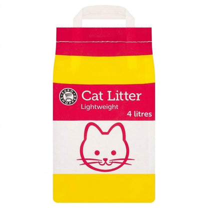 Pack of 2 - 12 Litres Euro Shopper Lightweight Cat Litres (1x 4L & 1x 8L)