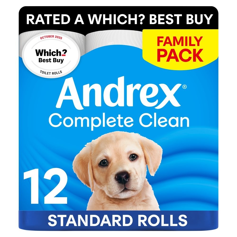Andrex Comfort Toilet Paper 2-Ply 33 Mega Rolls Soft Strong toilet Tissue