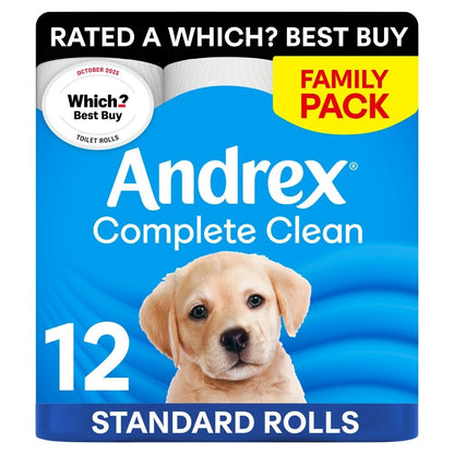 Andrex Comfort Toilet Paper 2-Ply 33 Mega Rolls Soft Strong toilet Tissue