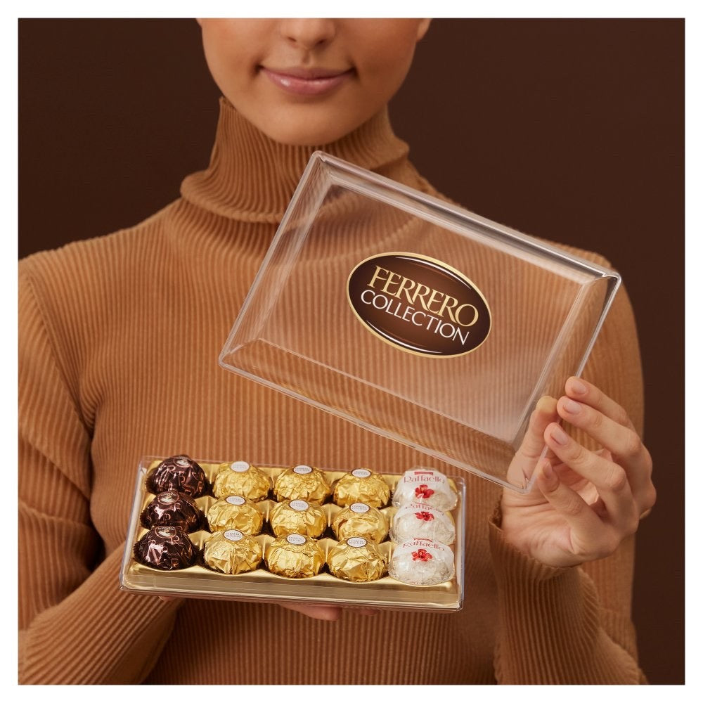 6 x Ferrero Collection T15 Assorted Gift Box Milk Chocolate Raffaello Rondnoir