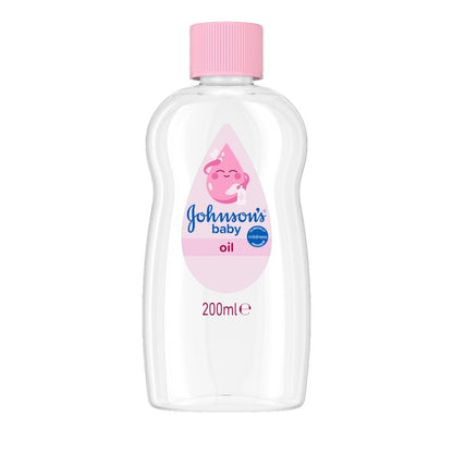 6x 200ml Johnson's Baby Oil Gentle Hydration for Delicate Skin