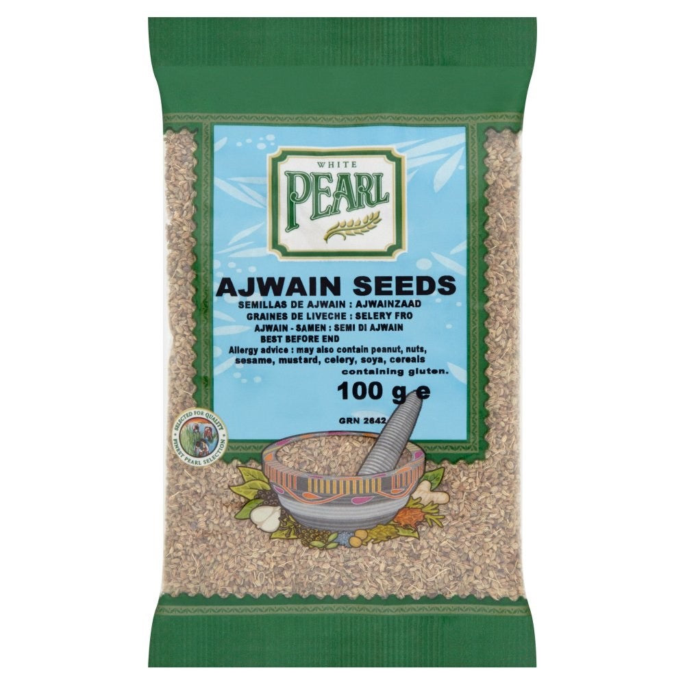 100g x 12 | White Pearl Ajwain Seeds 100g - Finest Quality Carom Seeds