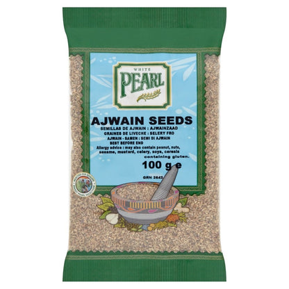 100g x 12 | White Pearl Ajwain Seeds 100g - Finest Quality Carom Seeds