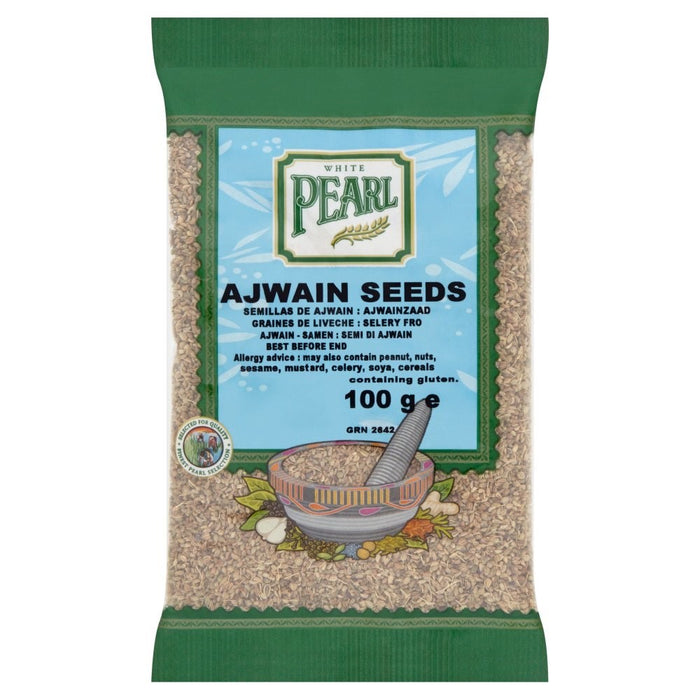 100g x 12 | White Pearl Ajwain Seeds 100g - Finest Quality Carom Seeds