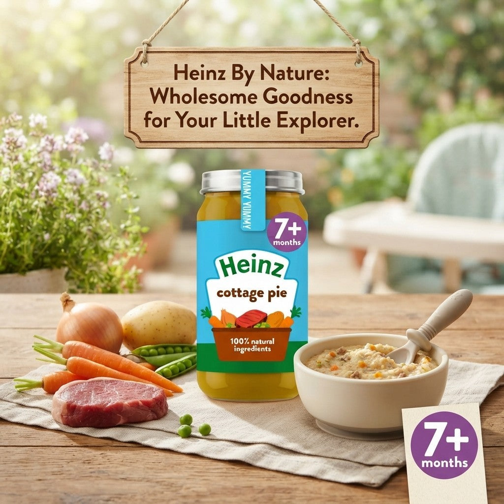 6x 200g Heinz By Nature Cottage Pie Baby Food 7+ Months