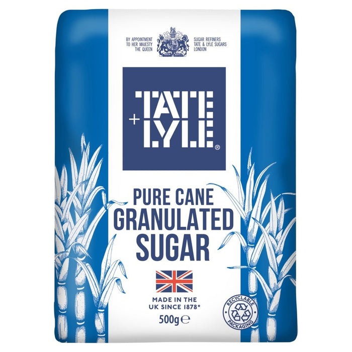 10x 500g Tate & Lyle Pure Cane Granulated Sugar