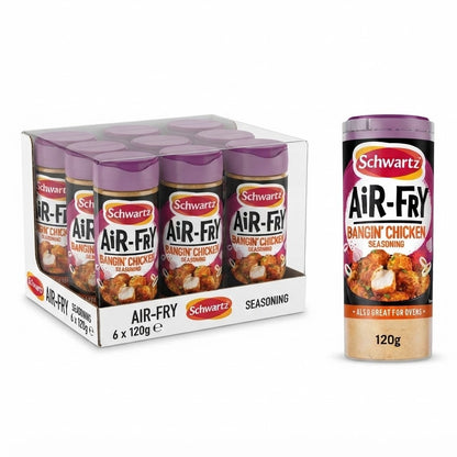 6 x 120g Schwartz Air-Fry Bangin' Chicken Seasoning Mix