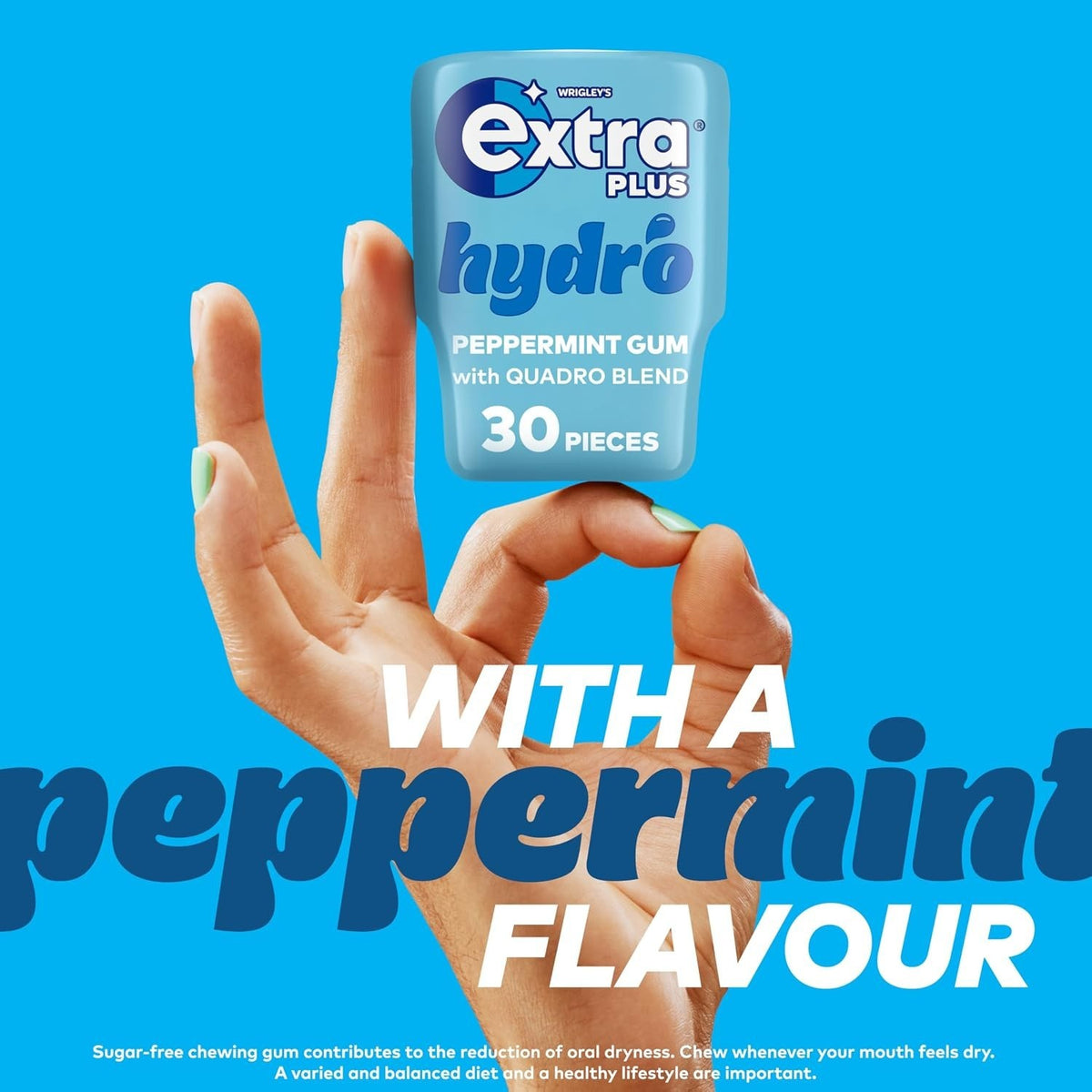 Extra Plus Sugarfree Chewing Gum Bottle 30 Pieces 6 Pack - Choice Of Flavours