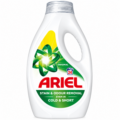 24 Wash × 4 Ariel Washing Liquid Original - Bio Laundry Detergent Liquid