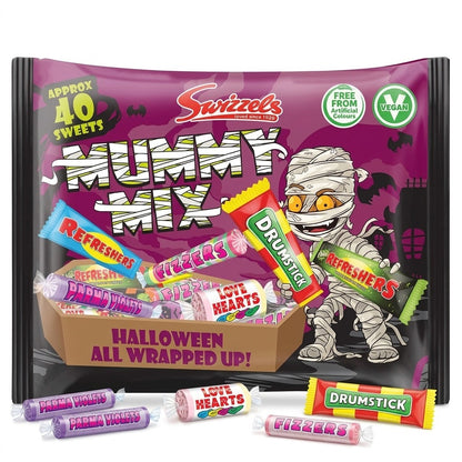 10x 340g Swizzels Mummy Mix Bulk Wholesale Halloween Sweet Bags Vegan