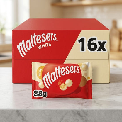 12x 88g Maltesers White Chocolate Box Wholesale Bulk Stock Party Gift